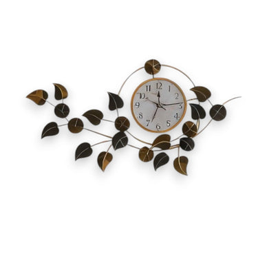 The Two - Tone Leaf Timepiece (35 x 22 Inches)
